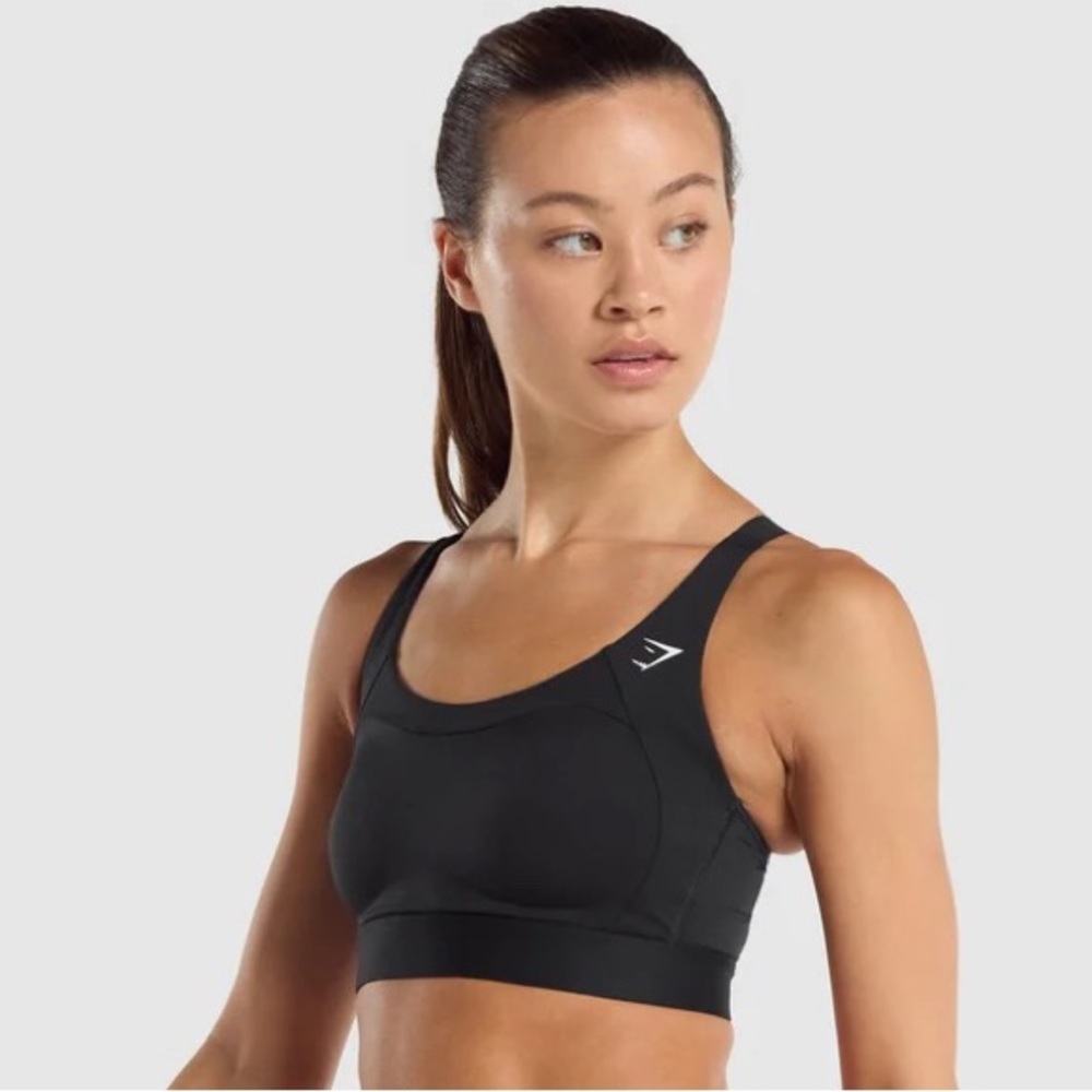 Gymshark Sports Bra in Green and Blue